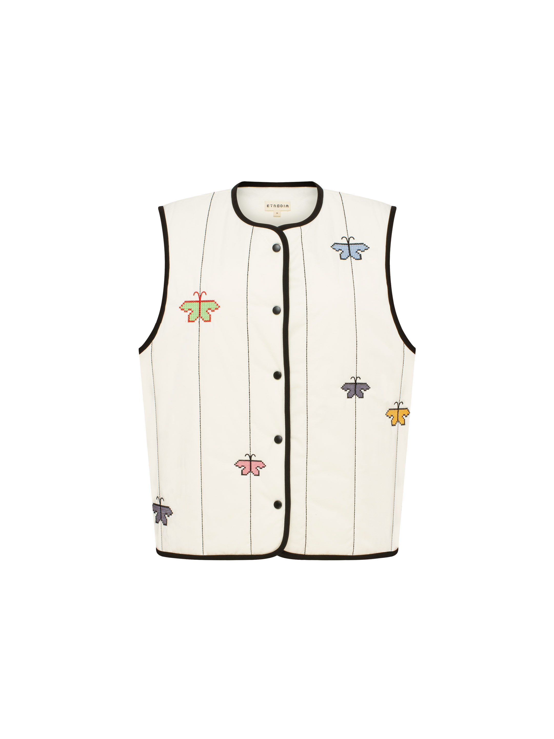 Milky-white vest “Siayvytsia” choose