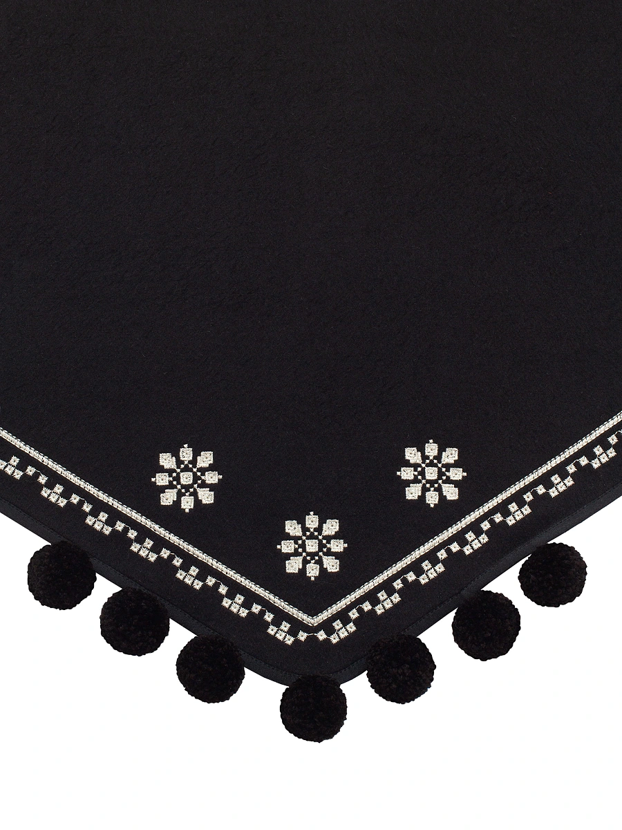 The “Vatra” scarf in red — Black