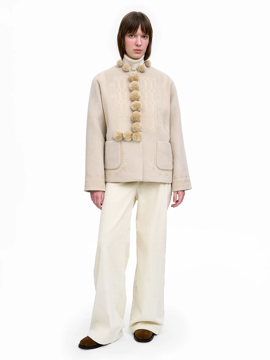 The "Bokohrii" serdak in black — Creamy
