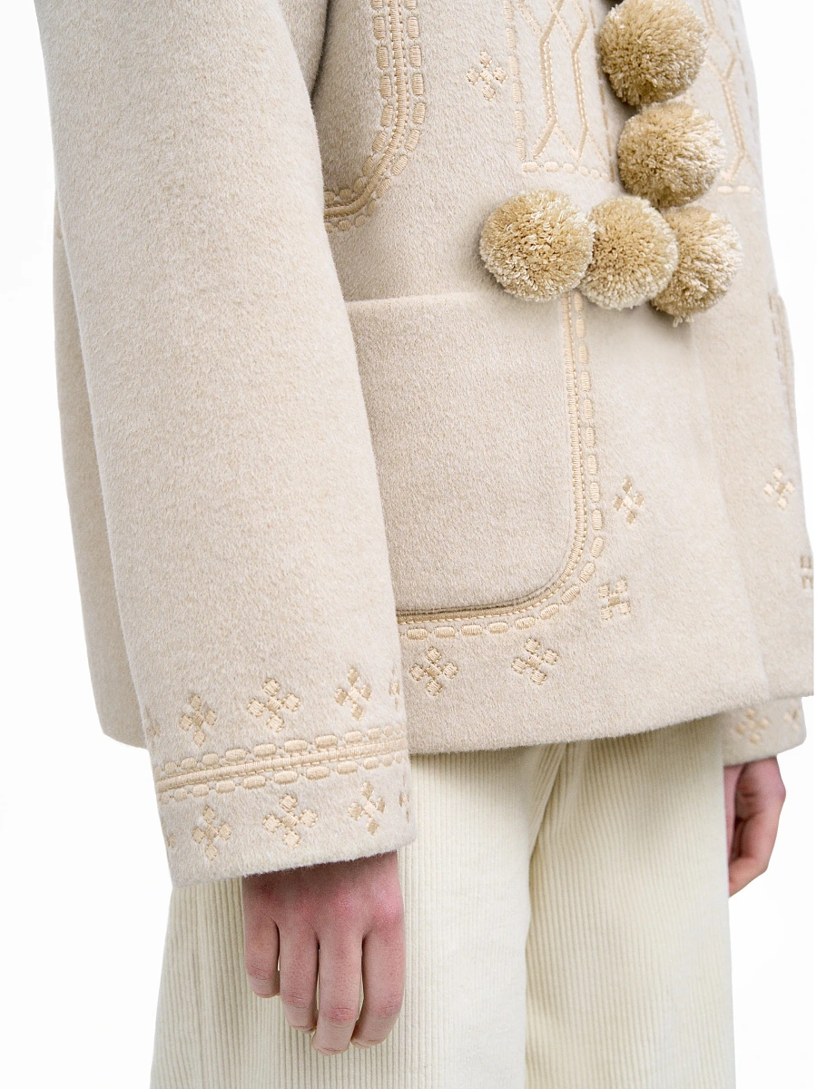 The "Bokohrii" serdak in black — Creamy