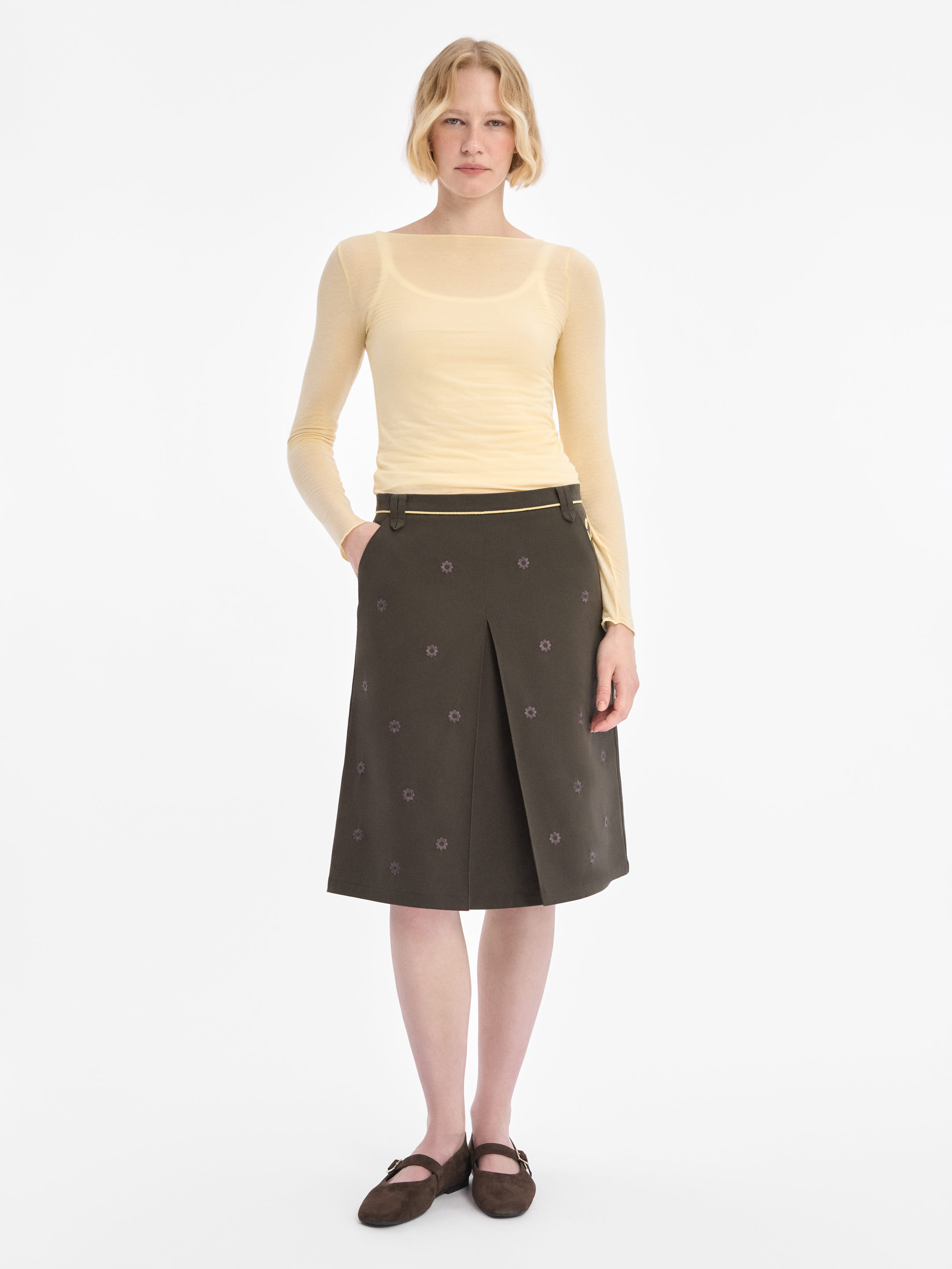 “Petra” embroidered skirt Buy