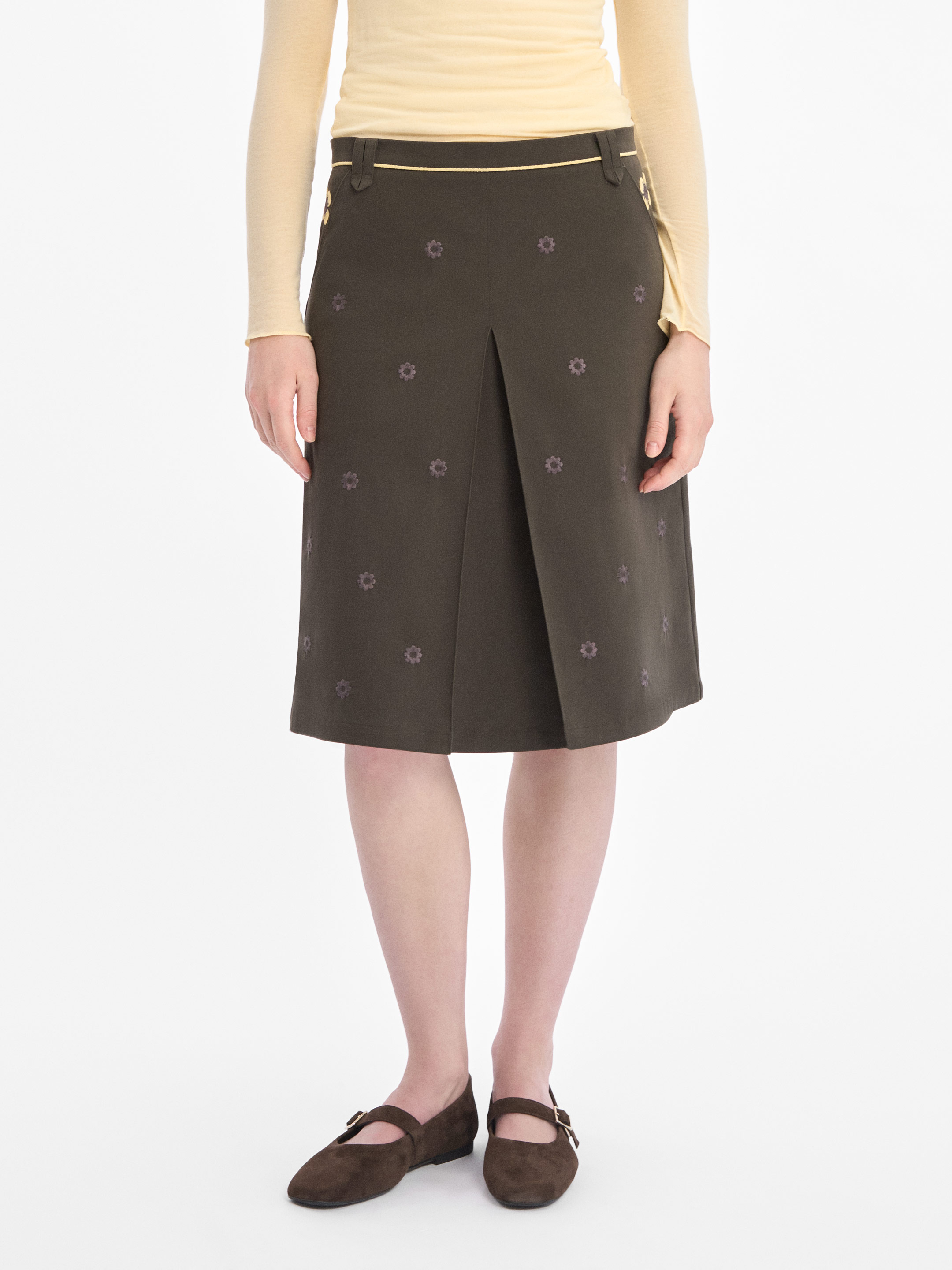 “Petra” embroidered skirt cheap