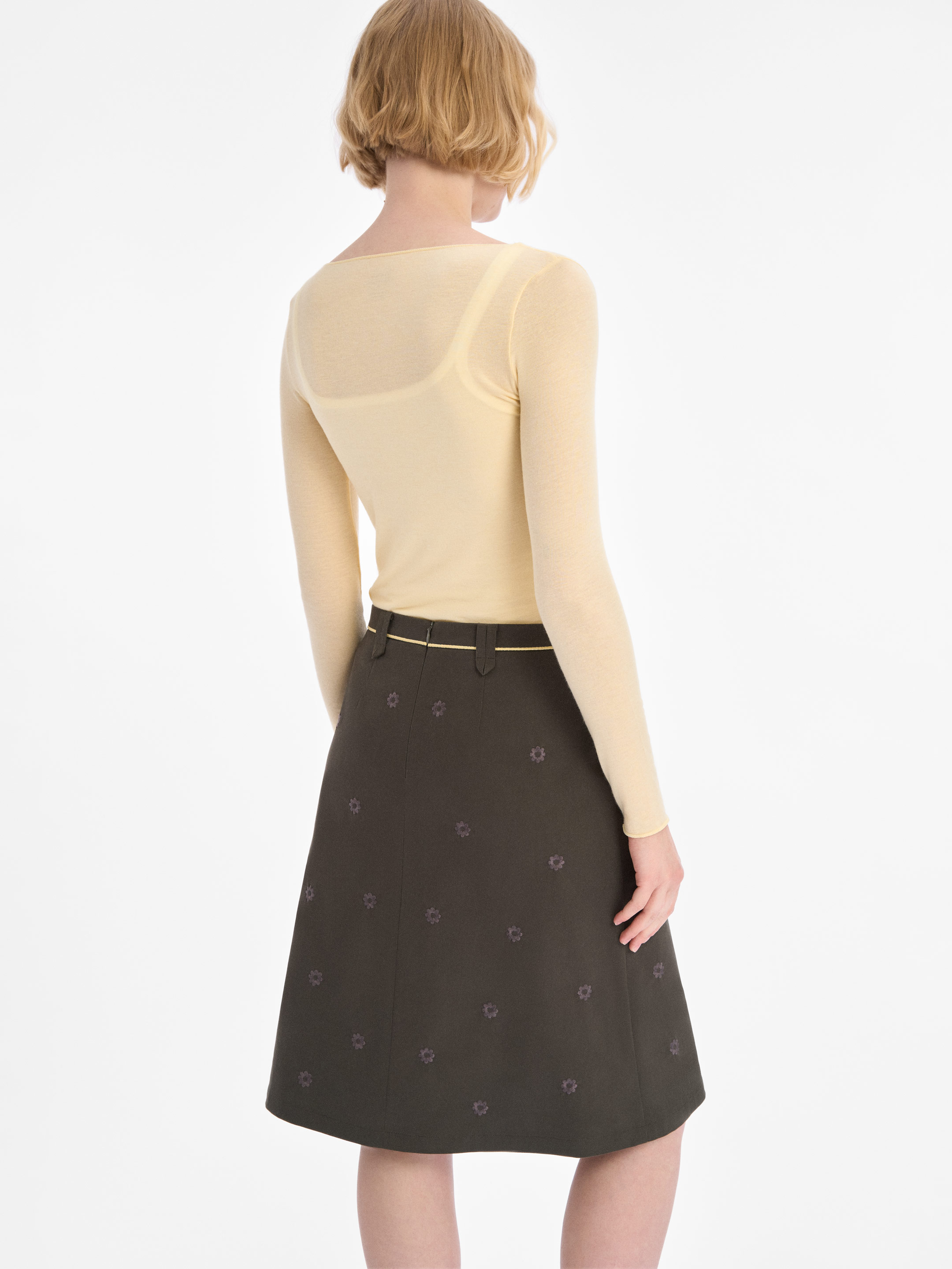 “Petra” embroidered skirt photo