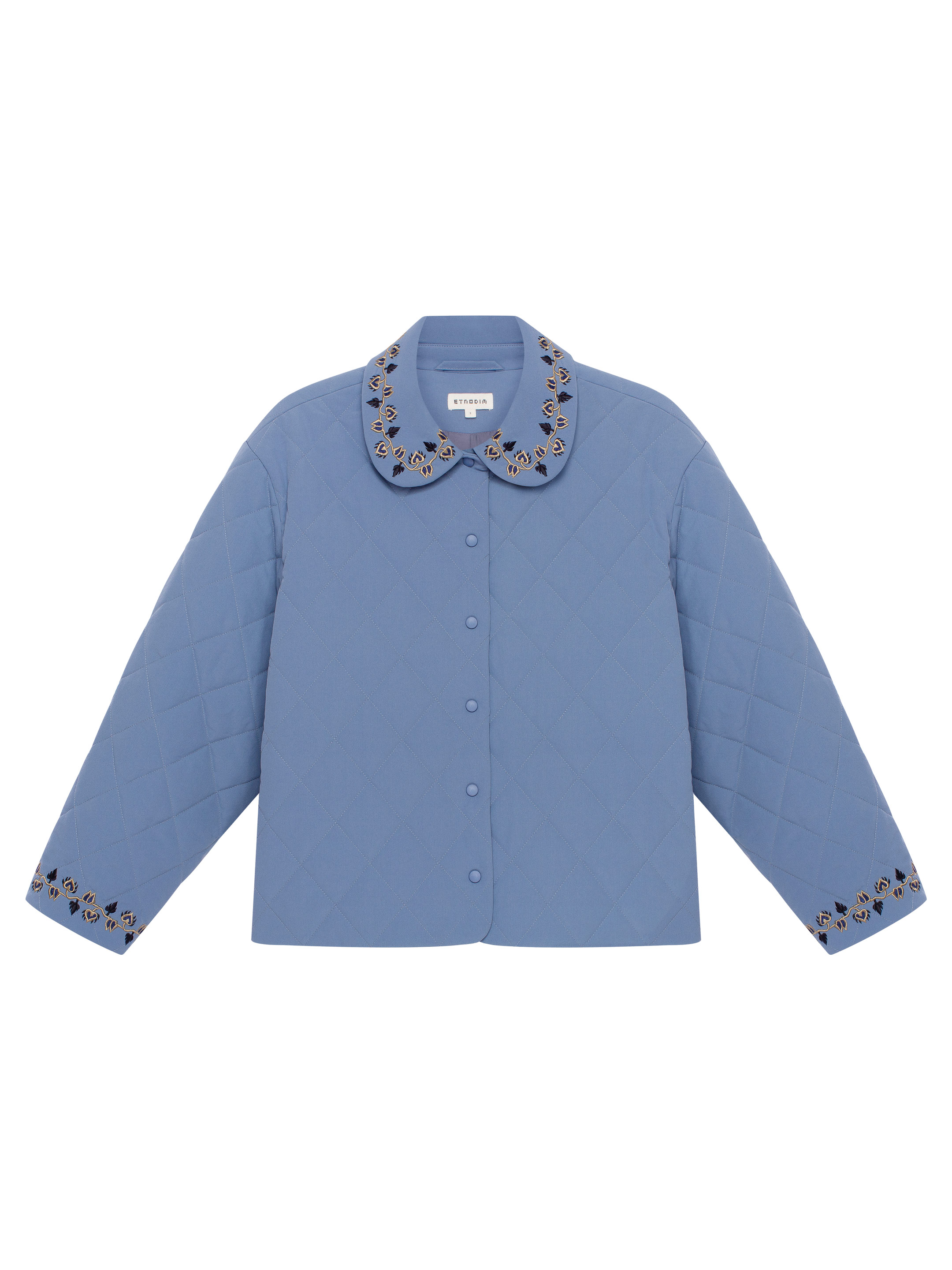 “Nova” blue jacket fitting