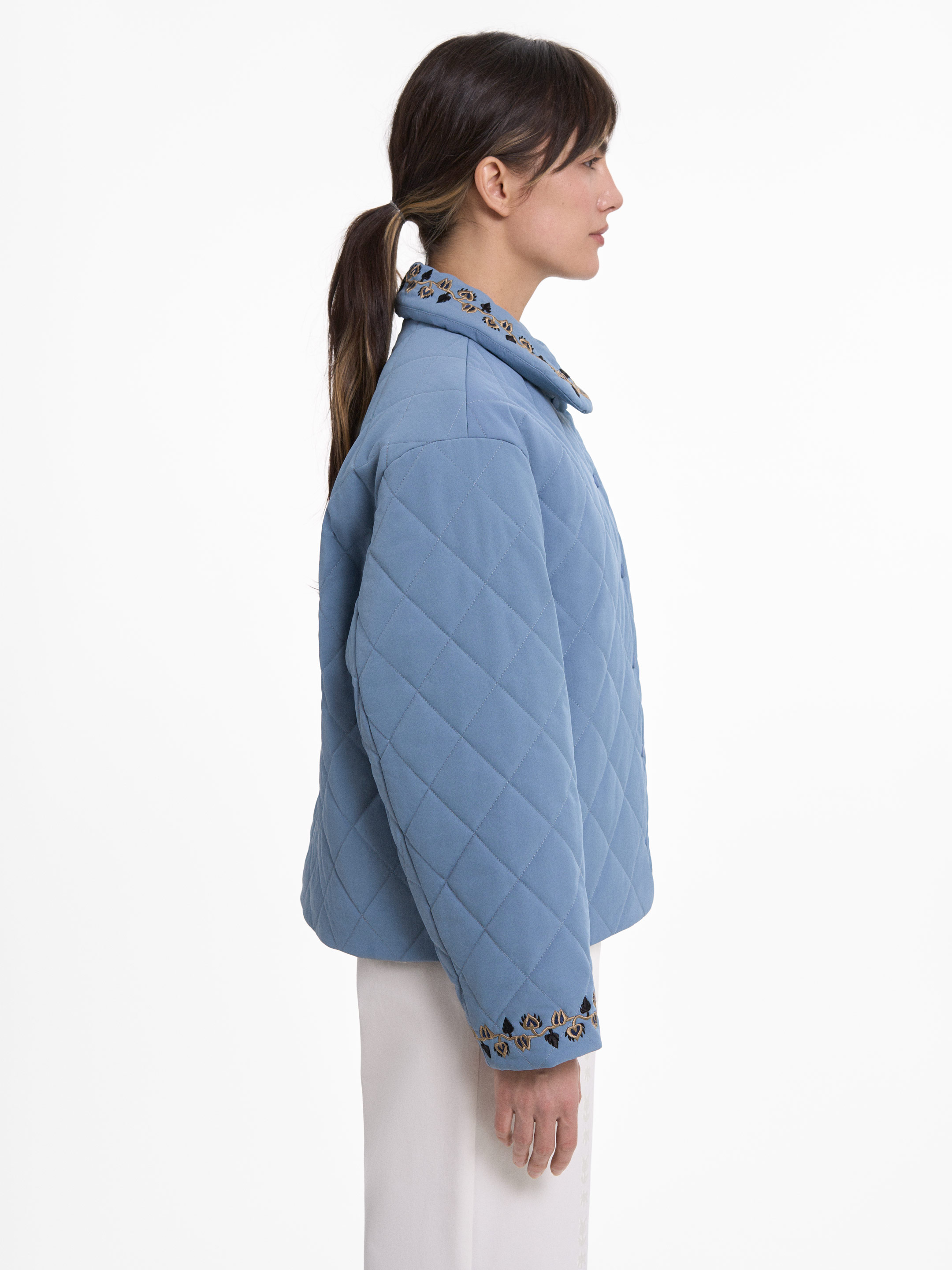 “Nova” blue jacket in Ukraine