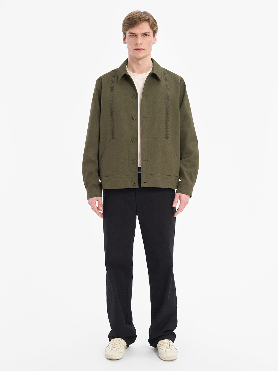 “Veret” dark green jacket [0]