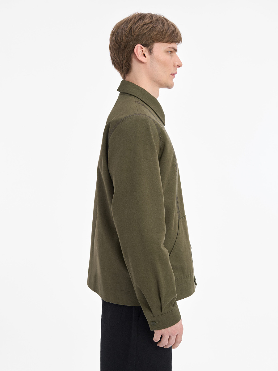 “Veret” dark green jacket [0]