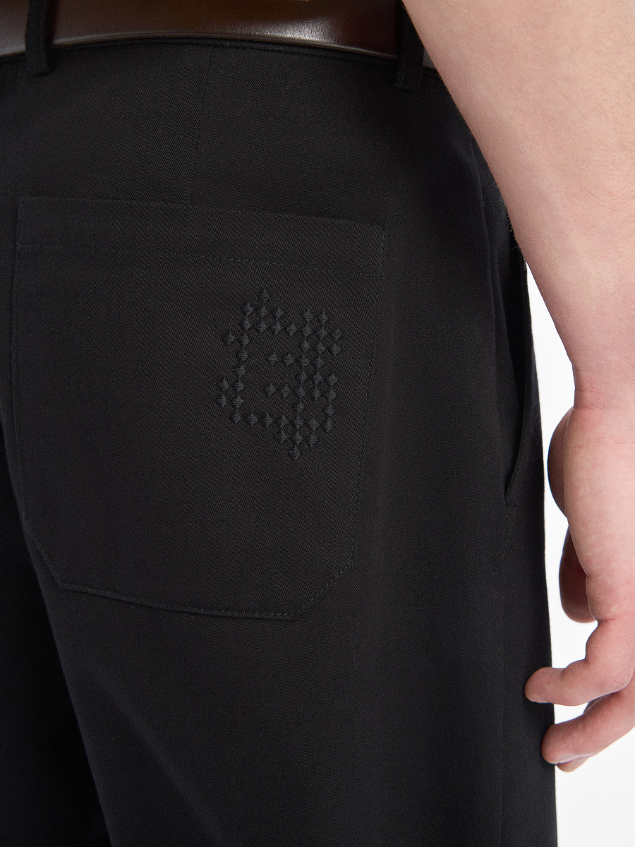 “Tys” black pants [0]