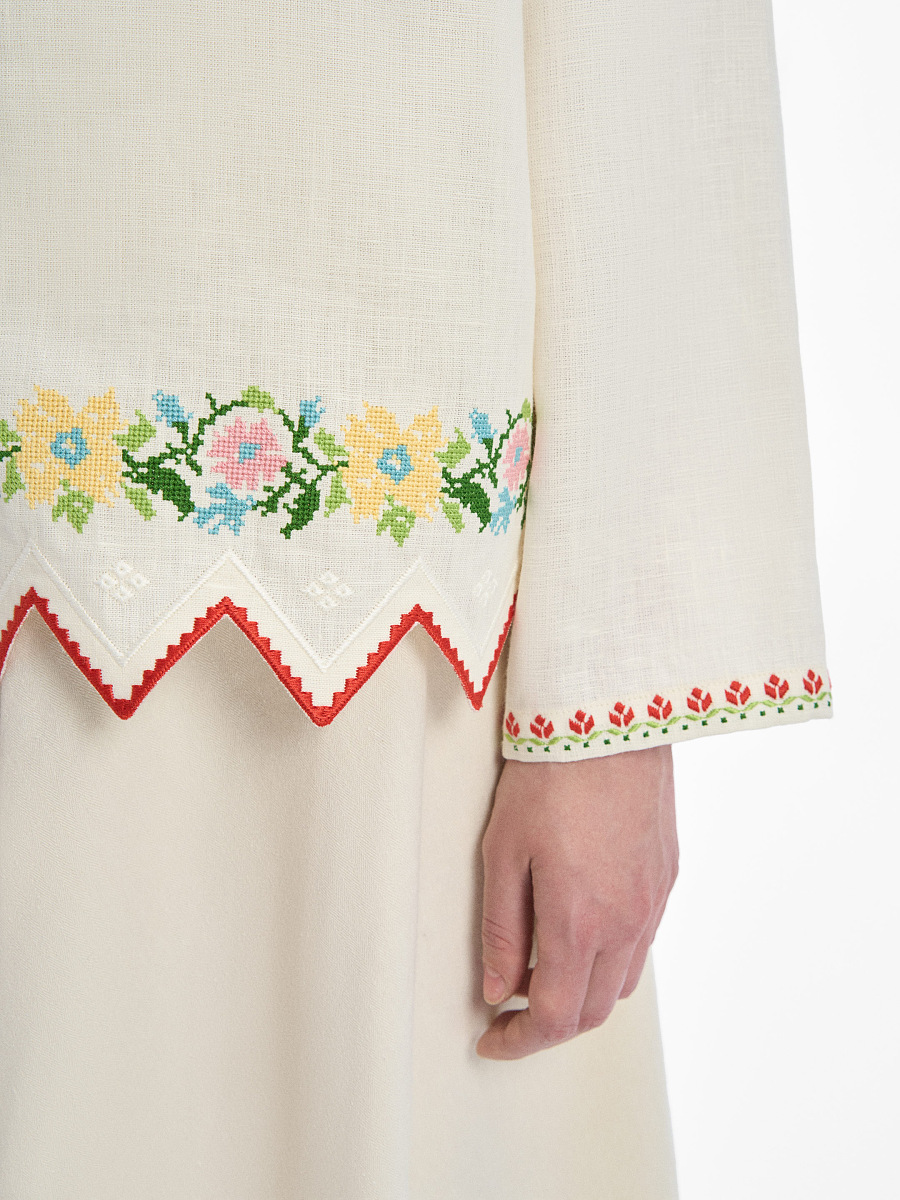 “Spivy” Shirt, Ivory [0]