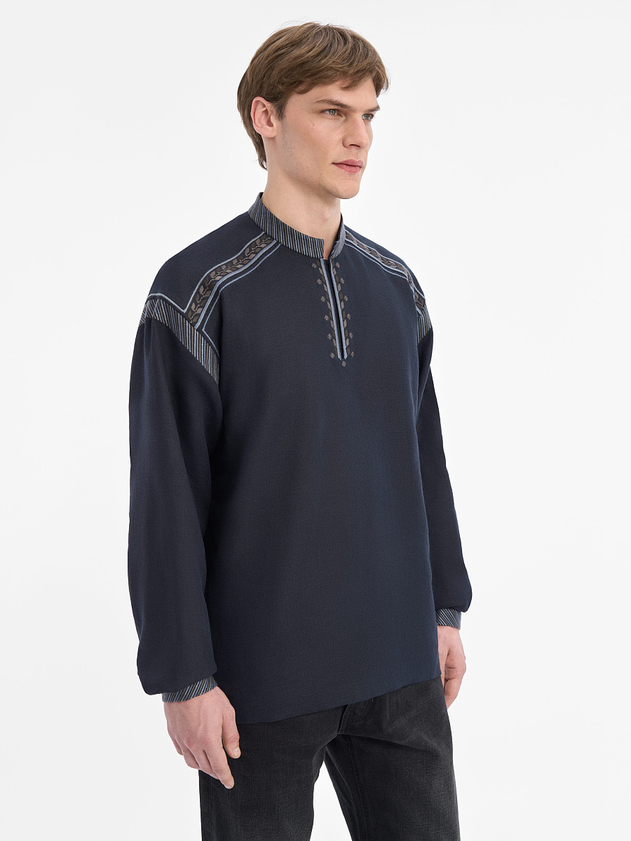 “Burevii” Shirt, Deep Navy [0]