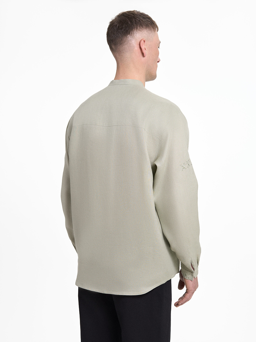 “Serpiy” shirt in Sage [0]