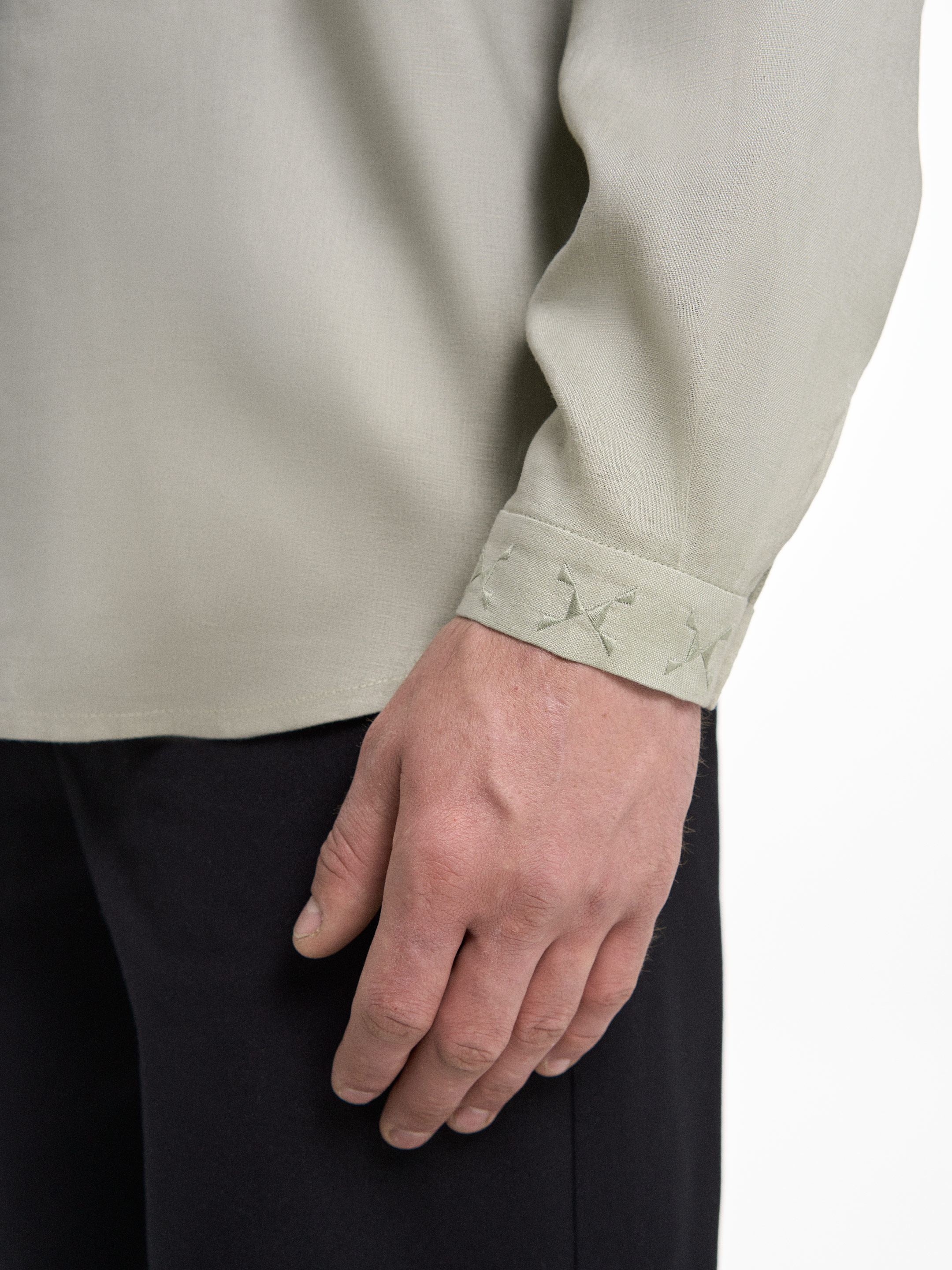 “Serpiy” shirt in Sage choose