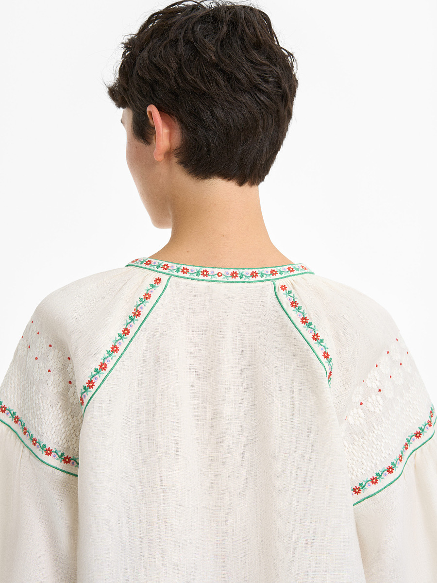 “Syzyk” shirt in Ivory [0]