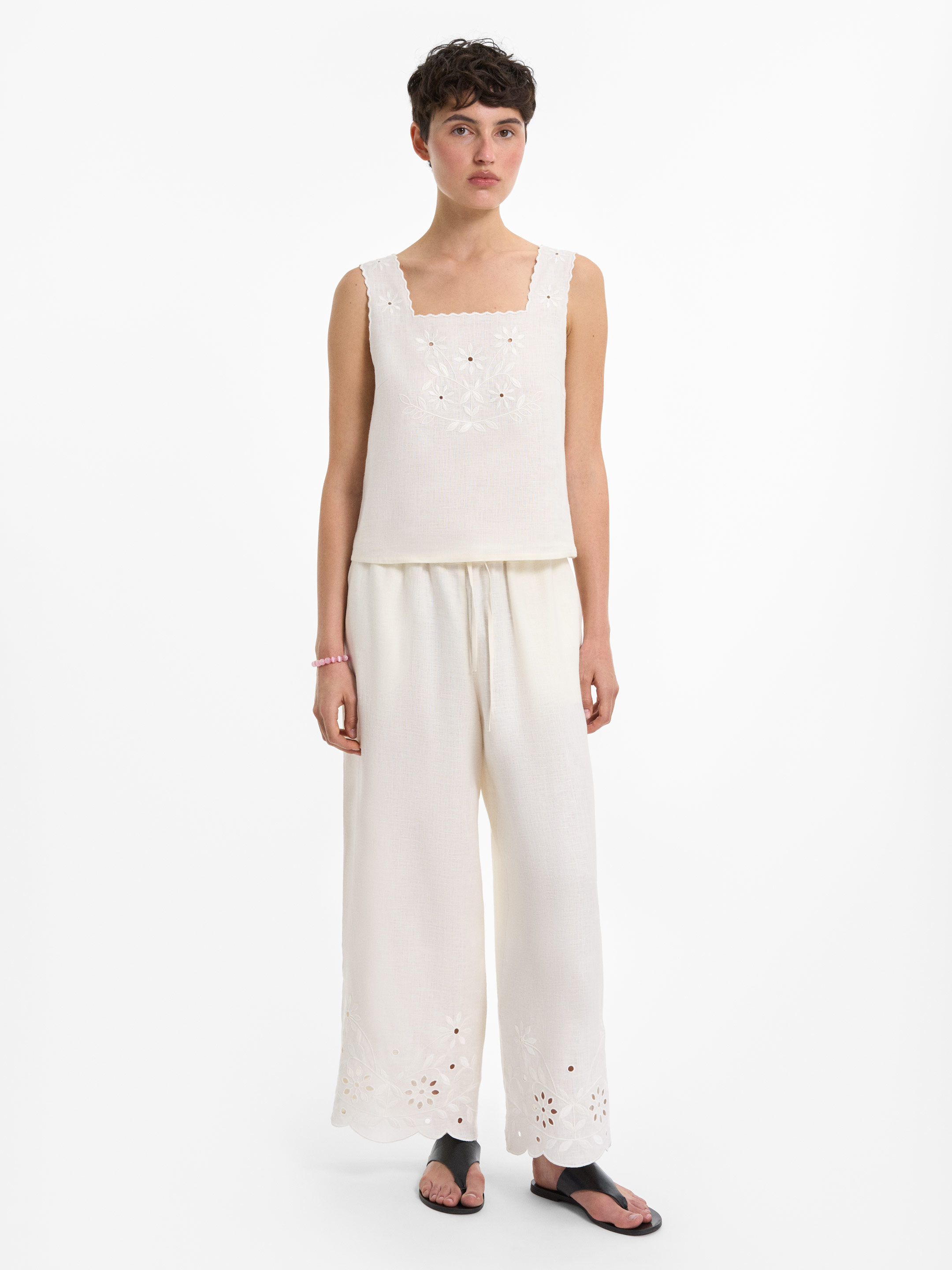 “Vtikha” Milk Trousers photo